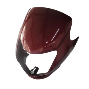 head-light-visor-mask-honda-dream-yuga-red Headlight Visor for Honda Dream Yuga Red