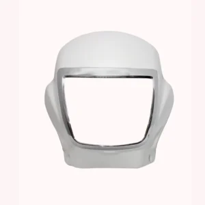 head-light-visor-mask-tvs-radeon-white Headlight Visor for TVS Radeon White