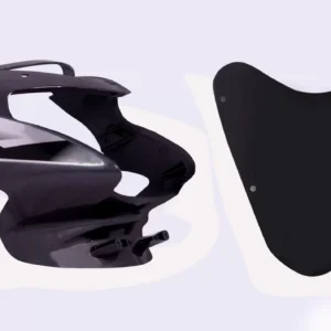Headlight Visor for TVS Star Sport Grey