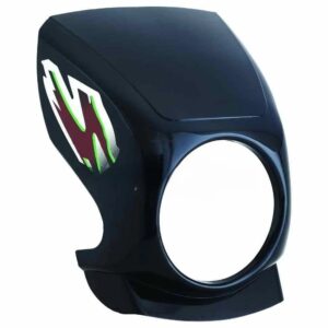 Headlight Visor for TVS Super XL Black