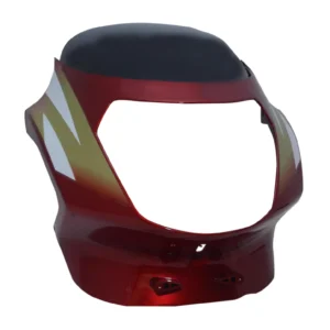 Headlight Visor for TVS Victor GLX Red