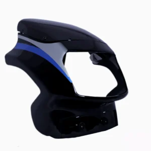 Headlight Visor for TVS Victor GX Black