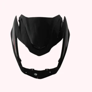 Headlight Visor for TVS Victor Black Red