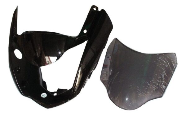 headlight-visor-fit-for-hero-cbz-xtreme-new-model-type-3-black Hero CBZ Xtreme Headlight Visor Black
