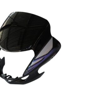 headlight-visor-fit-for-hero-cd-deluxe-new-model-black-blue-sticker Headlight Visor for Hero CD Deluxe Black Blue Sticker
