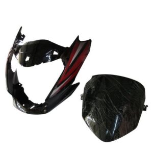 headlight-visor-fit-for-hero-passion-xpro-black-red-sticker Headlight Visor for Hero Passion XPro Black