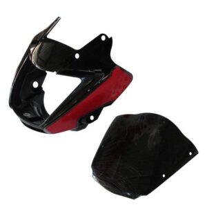 headlight-visor-fit-for-hero-splendor-i-smart-black-red-sticker Hero Splendor i Smart Headlight Visor Black Red