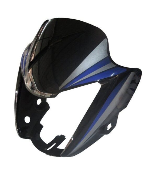 Hero Splendor NXG Headlight Visor Black Blue Sticker
