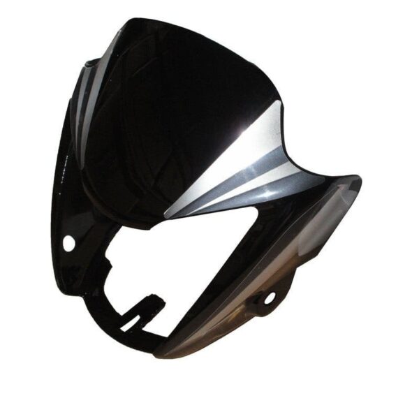 Hero Splendor NXG Headlight Visor Black Silver