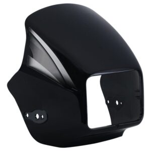 Headlight Visor for Hero Splendor Pro Black Silver