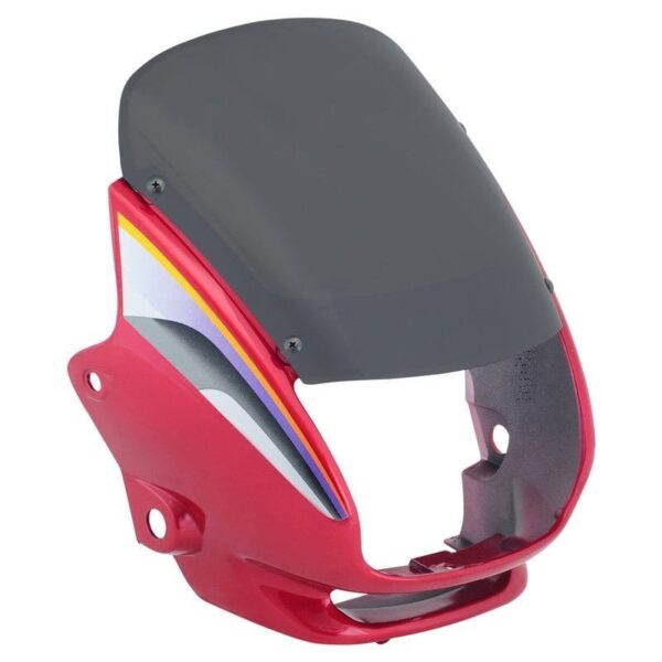 headlight-visor-fit-for-hero-super-splendor-candy-blazing-red-w-sticker Hero Super Splendor Headlight Visor Candy Red Sticker