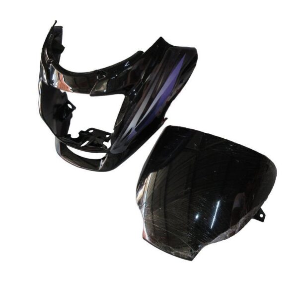 headlight-visor-fit-for-hero-super-splendor-latest-type-2-black-purple Headlight Visor for Hero Super Splendor Type 2 Black Purple