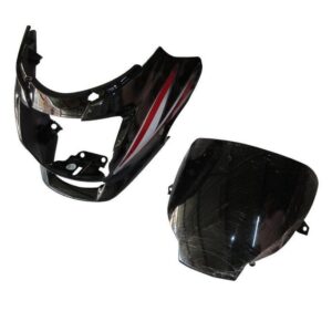 headlight-visor-fit-for-hero-super-splendor-latest-type-3-black-red-sticker Headlight Visor for Hero Super Splendor 3 Black