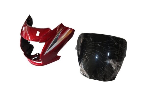 Hero Super Splendor T5 Headlight Visor Black Grey