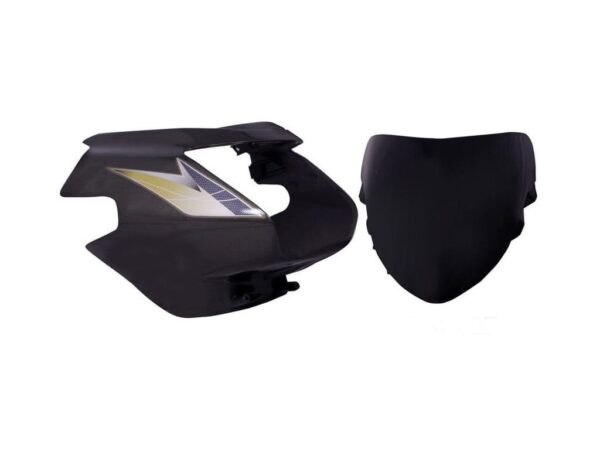 headlight-visor-fit-for-tvs-starcity-latest-with-glass-black TVS Starcity Headlight Visor Glass Black