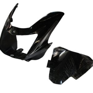 Headlight Visor for TVS StarCity 110 Black Silver