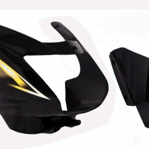 headlight-visor-fit-for-tvs-starcvti-110-cc-new-model-black-yellow-sticker Headlight Visor for TVS Star City 110cc Black Yellow