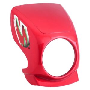 TVS XL Super Volcano Red Headlight Visor