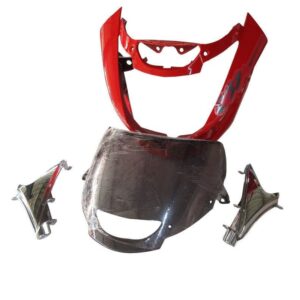 headlight-visor-fit-for-with-glass-garnish-hero-cbz-xtreme-sports-red Headlight Visor for Hero CBZ Xtreme Sports Red