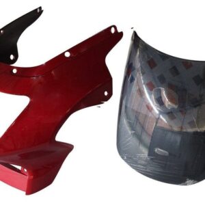 headlight-visor-fit-for-with-glass-hero-cbz-candy-blazing-red Headlight Visor for Hero CBZ Candy Blazing Red