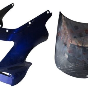 headlight-visor-fit-for-with-glass-hero-cbz-excellent-blue Headlight Visor for Hero CBZ Blue