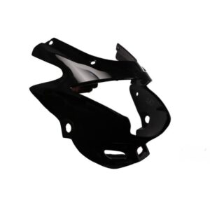 headlight-visor-fit-for-with-glass-hero-glamour-new-model-black-silver Headlight Visor for Hero Glamour New Model Black Silver