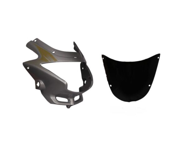 headlight-visor-fit-for-with-glass-hero-glamour-new-model-cloud-silver-yellow Headlight Visor for Glass Hero Cloud Silver