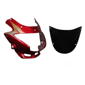 headlight-visor-fit-for-with-glass-hero-glamour-old-model-candy-blazing-red Headlight Visor for Glass Hero Glamour Candy Red