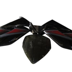 headlight-visor-fit-for-with-glass-hero-karizma-old-model-black Headlight Visor for Hero Karizma Old Black
