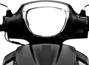 headlight-visor-for-access-125-black-uf263 Access 125 Headlight Visor Black