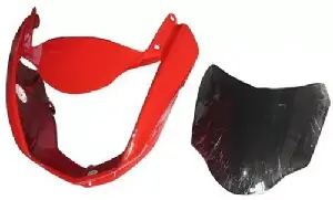headlight-visor-for-cbz-extreme-red-uf178a Headlight Visor for CBZ Extreme Red UF178A