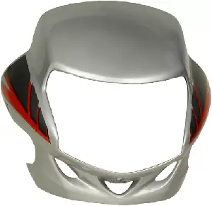 headlight-visor-for-cd-deluxe-motocorp-hf-deluxe-grey-red-uf119d Headlight Visor for Hero HF Deluxe Grey Red