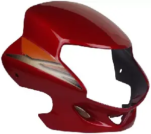 headlight-visor-for-cd-deluxe-red-orange-uf118b Headlight Visor for CD Deluxe Red Orange UF118B