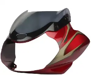 headlight-visor-for-discover-100-dts-i-red-uf212c Headlight Visor for Discover 100 DTS i Red