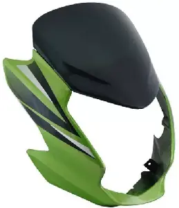 Headlight Visor for Motocorp Passion Pro Green