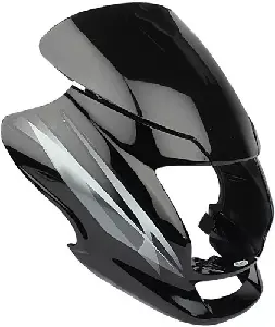 headlight-visor-for-motocorp-super-splendor-black-grey-uf113b Super Splendor Headlight Visor Black Grey UF113B
