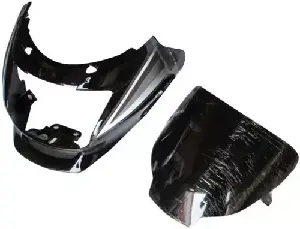 Headlight Visor for Motocorp Super Splendor Black
