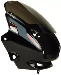 headlight-visor-for-motocorp-super-splendor-black-red-uf112a Headlight Visor for Motocorp Super Splendor Black Red