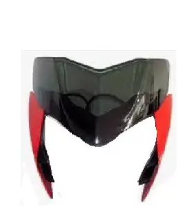 headlight-visor-for-pulsar-135-ls-dts-i-red-uf226a Pulsar 135 LS Headlight Visor Red UF226A