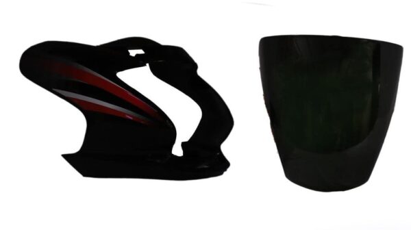 headlight-visor-hero-passion-pro-bs6-2020-black Headlight Visor for Hero Passion Pro BS6 2020 Black