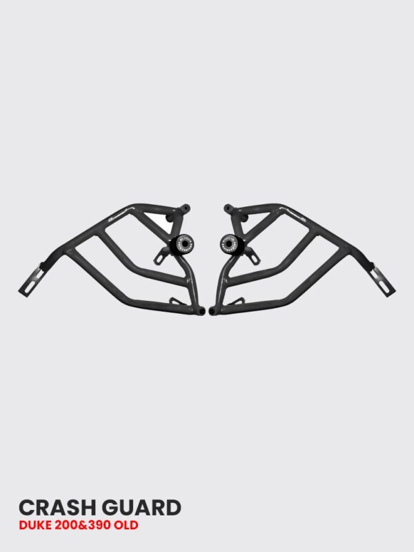 Crash Guard for Duke 125 200 Black Metal Slider