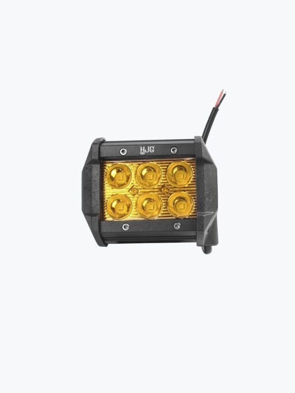 hjg-6-led-square-yellow 6 LED Square Yellow Light