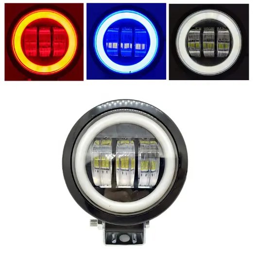 hjg-60-watts-3-projector-round LED Projector Headlight for Universal Vehicle