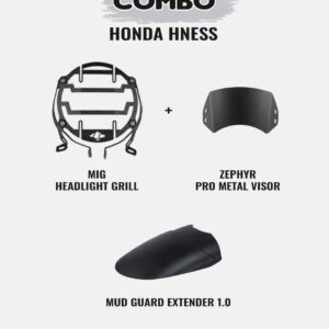 Zephyr Headlight Grill Visor Mudguard Extender