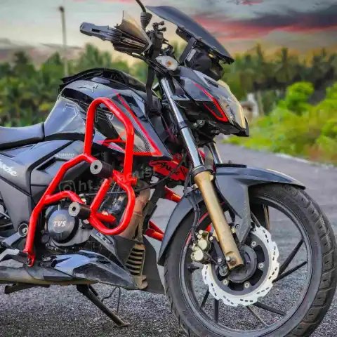 ht-adv-crash-guard-for-apache-rtr-160-200-4v-with-4-metal-slider-sbtvs-111 Crash Guard for Apache RTR 160 200 4V Metal Sliders