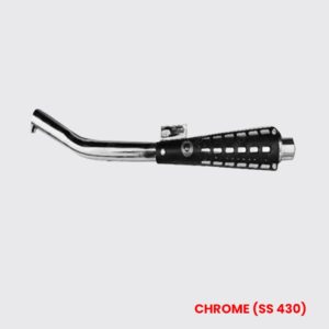 Chrome Exhaust SS 430 for Harley Davidson