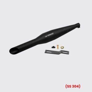 ht-rooster-exhaust-black-ss-304-re-088ssb SS 304 Exhaust Black for Harley Davidson RE088SSB