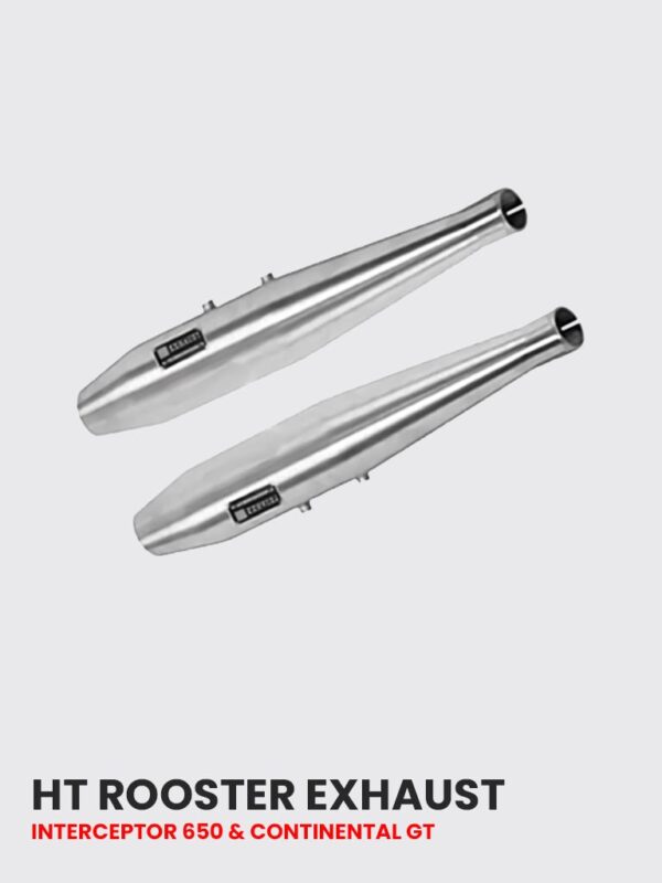 Rooster Exhaust for Interceptor Continental GT 650