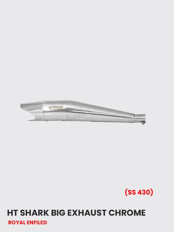 ht-shark-big-exhaust-chrome-ss-430-re-080c Exhaust Muffler for Harley Davidson Sportster