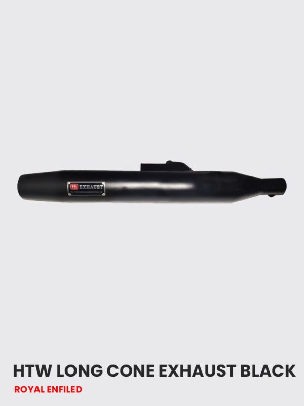 Exhaust Long Cone HTW RE095B Black
